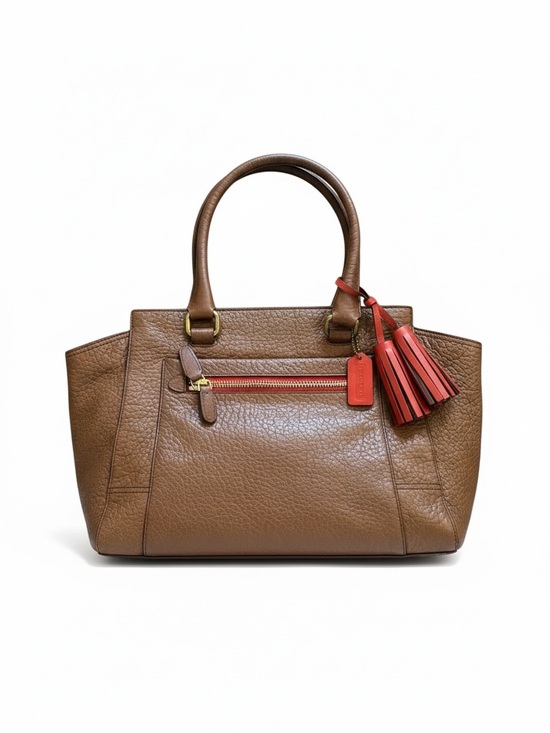 Coach Handbags - Coach Legacy Candace Medium Carryall Brown Pebble Leather with Callout